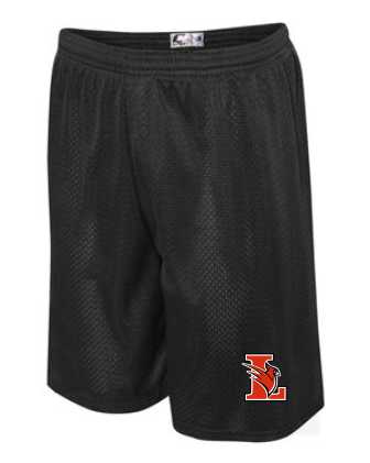 7219 Embroidered  Pro Mesh 9" Inseam Pocketed Shorts
