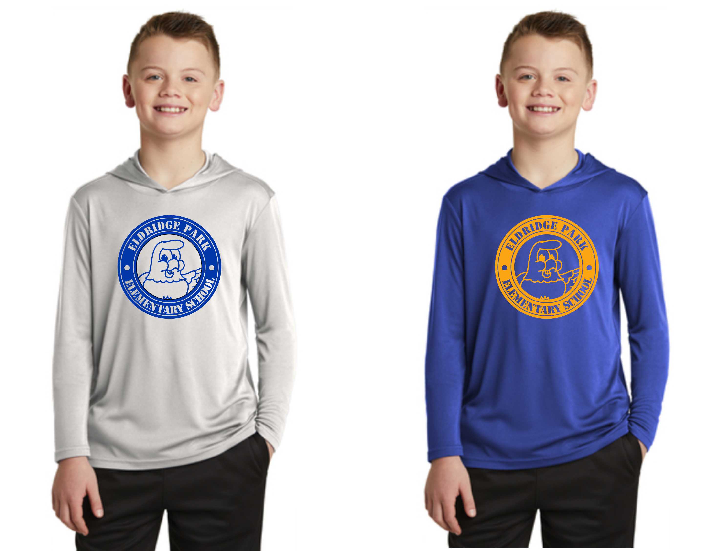 YST358 Screen Printed Sport-Tek Youth PosiCharge Competitor Hooded Pullover T-shirt