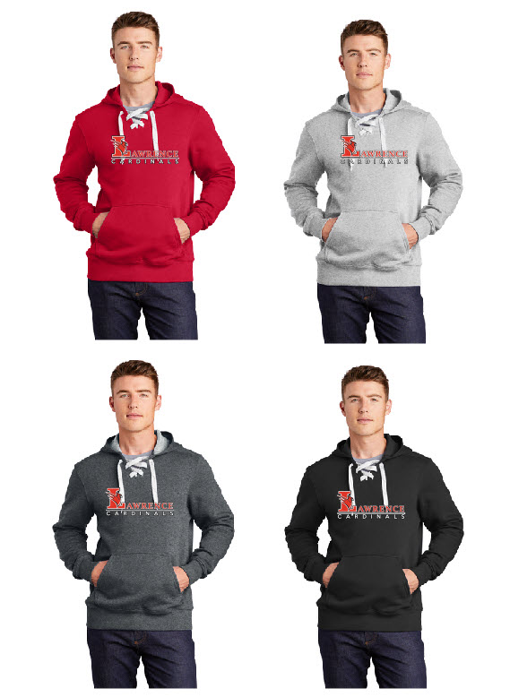 ST271 Lace Up Pullover Hooded Sweatshirt