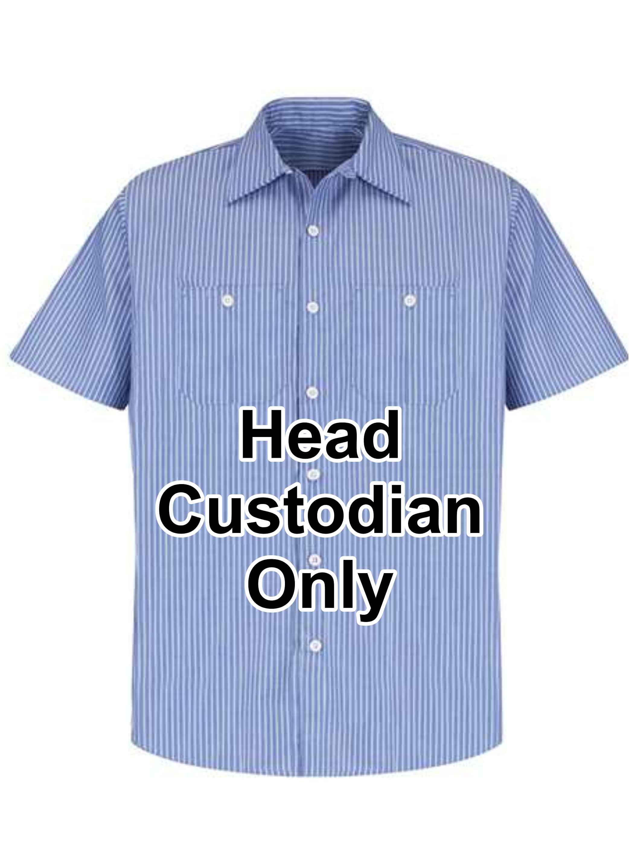 SP20_EMB_RED KAP STRIPED SHORT SLEEVE WORK SHIRT