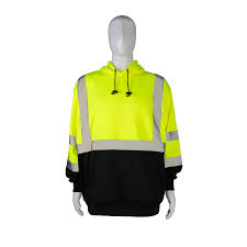 LBPUHSW-C3 PETRA ROC HI-VIS HOODED PULLOVER SWEATSHIRT