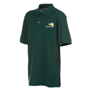 U838H DISCONTINUED School Uniform Embroidered Youth Short Sleeve Polo shirt