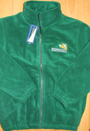 U8884H DISCONTINUED Embroidered Youth Full Zip Fleece Jacket