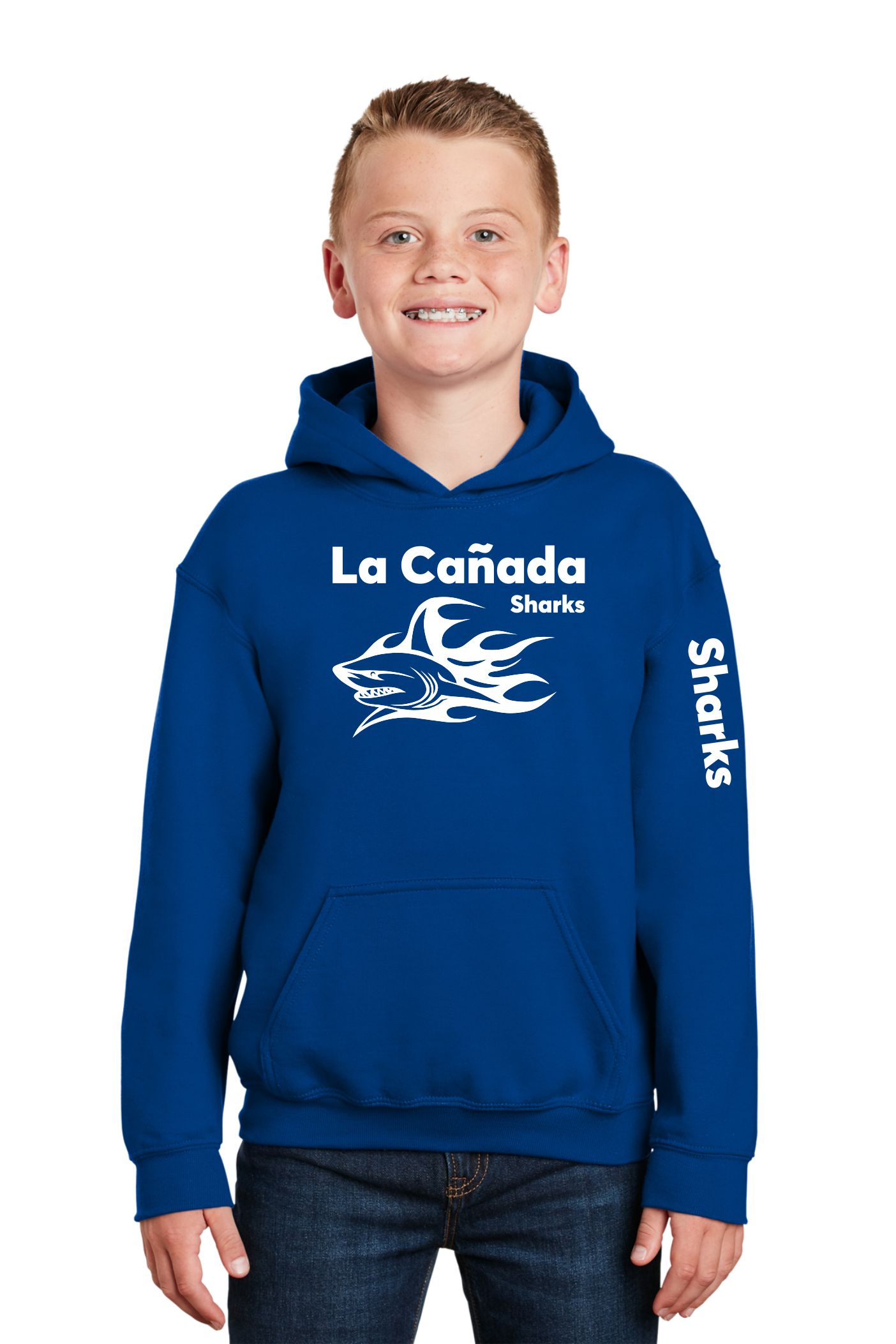 Youth Hooded Sweatshirt (18500B)