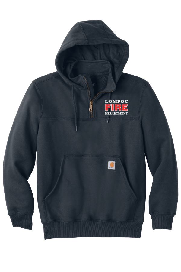 Heavyweight Hooded Zip Mock Sweatshirt (CT100617)