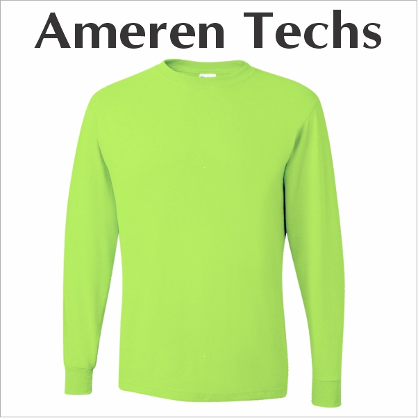 01 Jerzees 29LSR Long Sleeve TShirt Safety Green