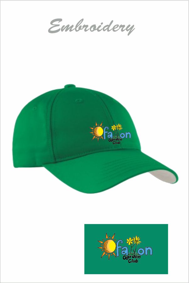 08 Sportek STC10 Dry Zone Cap in Kelly Green Adjustable with Embroidery
