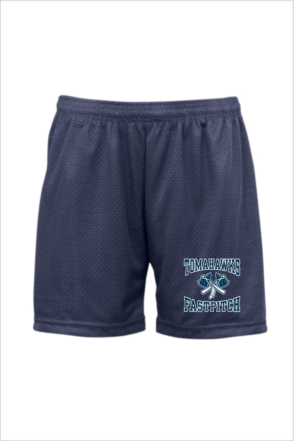 17 721600 Womens Badger Mesh Shorts 5 In Inseam with 1 Color Leg Print