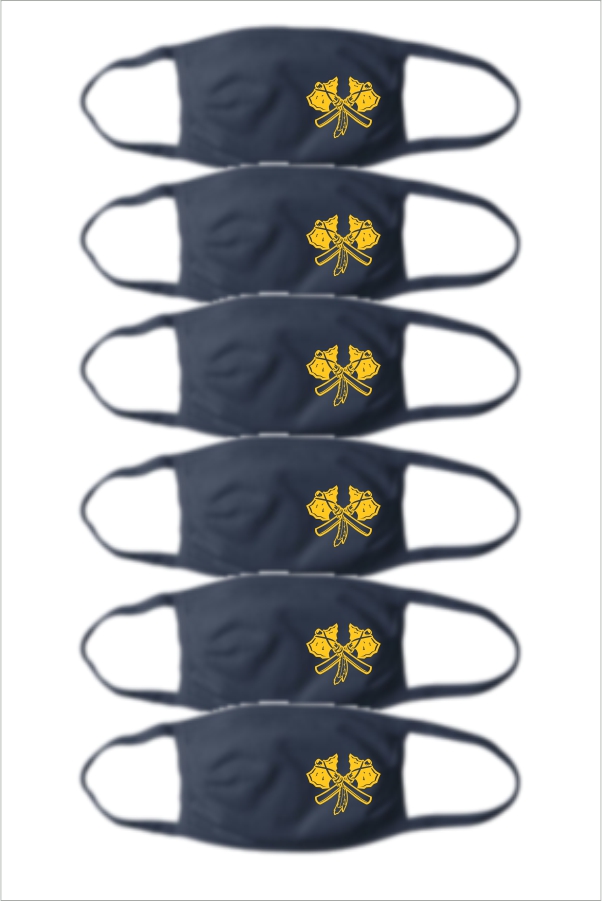 45 Qty 6 Port Authority PAMASK Cotton FACEMASK with 1 Color Print