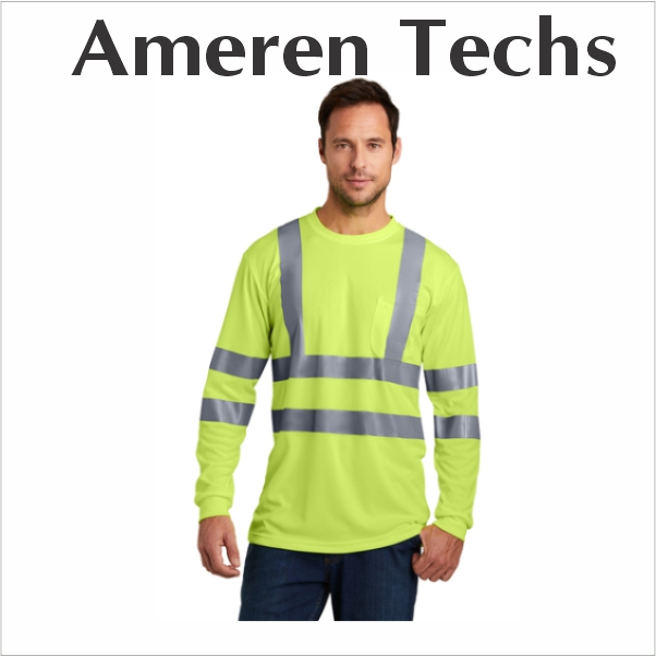 13 CS409 CornerStone® - ANSI 107 Class 3 Long Sleeve Snag-Resistant Reflective T-Shirt Safety Green