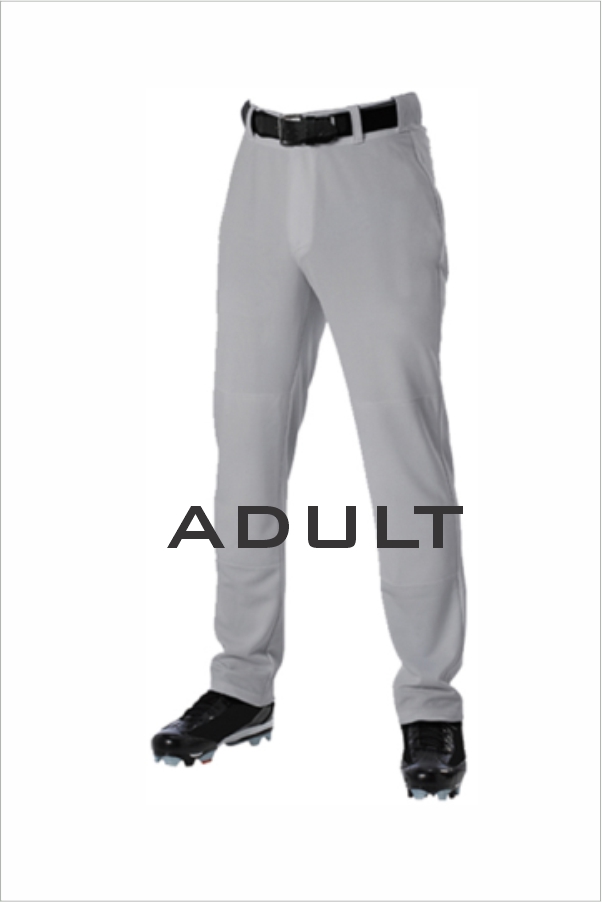 27  Don Alleson 605WLP Adult Baseball Pants Grey