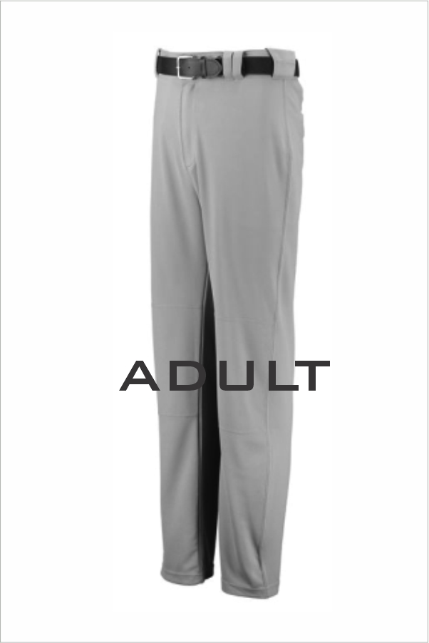 29 Russell 234DBM Adult Boot Cut Baseball Pants Grey