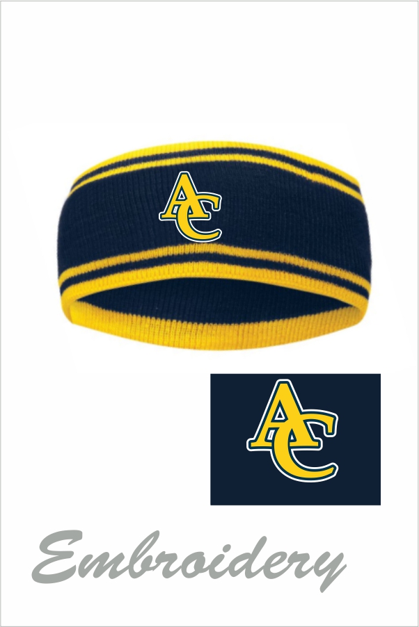 47 Holloway 223861 Homecoming Headband  with Embroidery
