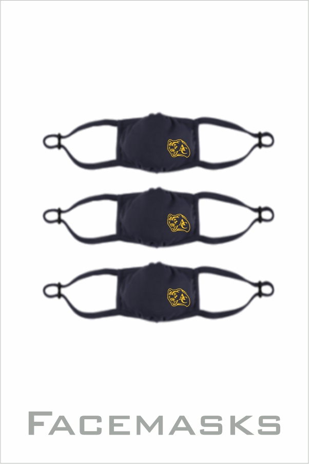 66 Qty 3 Sport Tek YSTMSK350 PosiCharge® Competitor™ Face Mask YOUTH with 1 Color Print