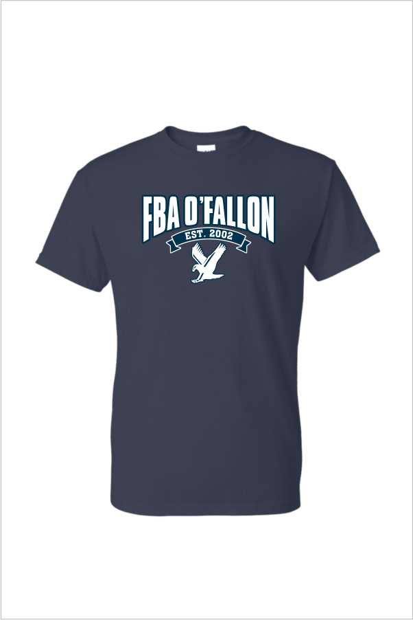 01 Gildan G800 Adult Short Sleeve Shirt  with 2 Color Front Print