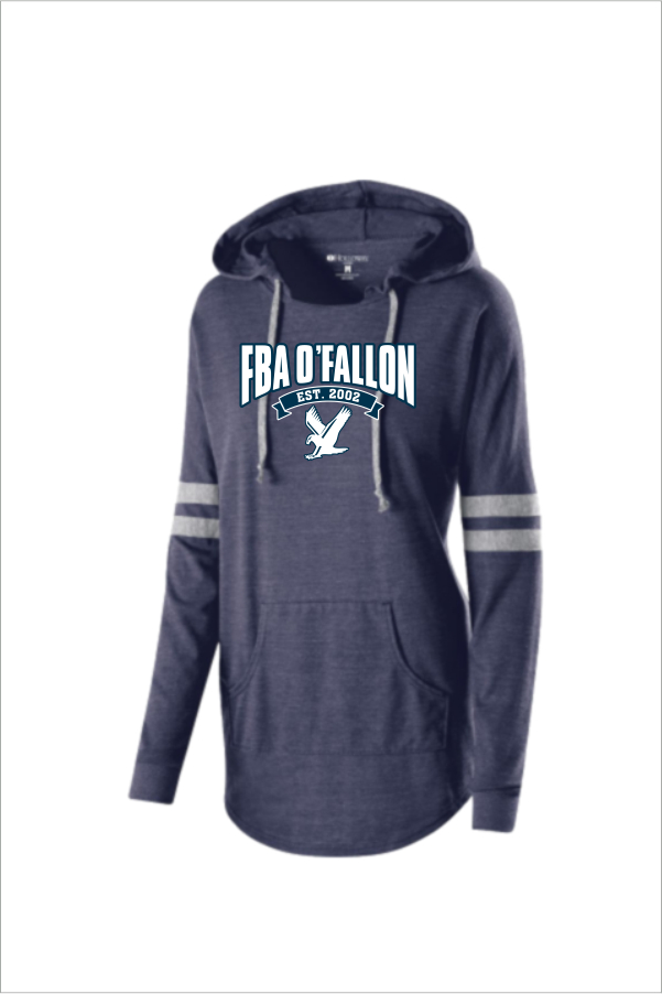 24 Holloway 229390 Ladies Low Key Hoodie with 2 Color Front Print