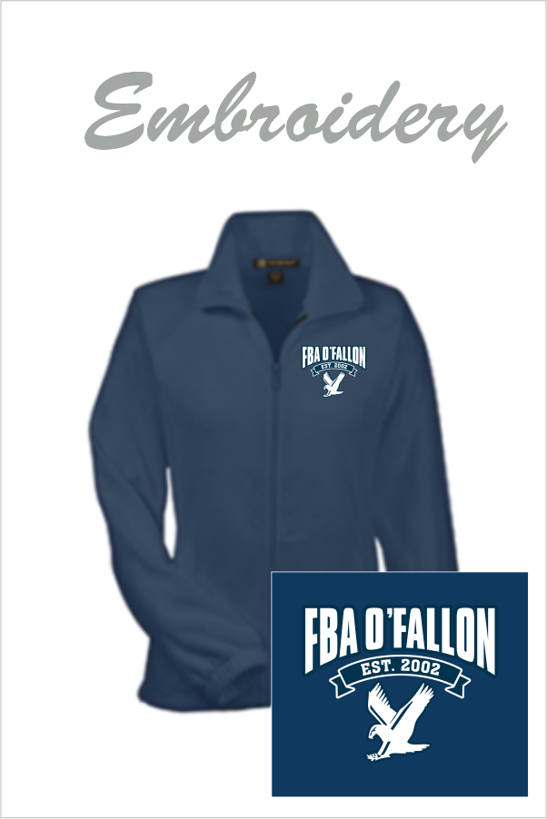 32 Harrington M990W Ladies Fleece Zip Jacket  with Left Chest Embroidery