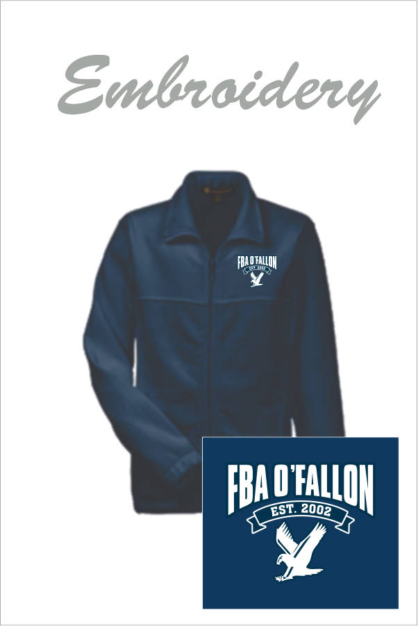 33 Harrington M990Y Youth Fleece Zip Jacket  with Left Chest Embroidery