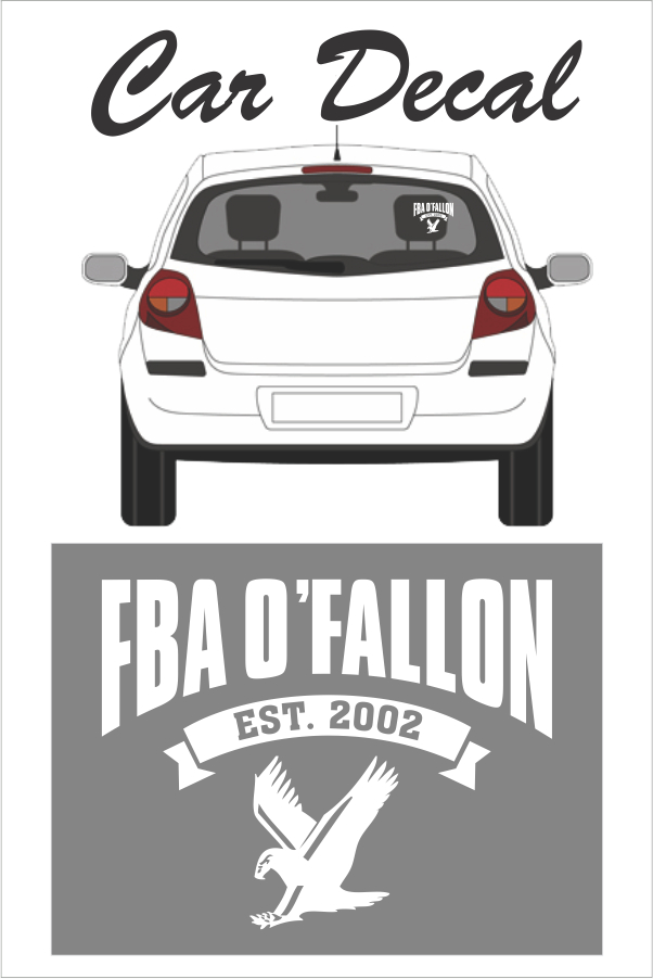 42 FBA O'FALLON Eagles Vinyl Car Decals