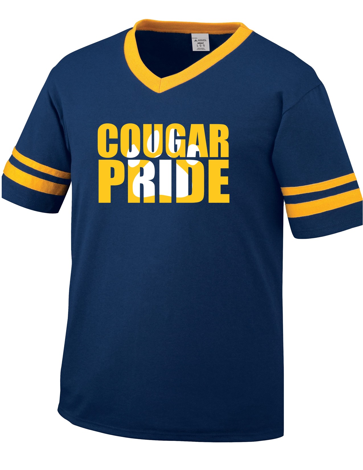 21 Augusta 360 Stripe Jersey with Front Screenprint