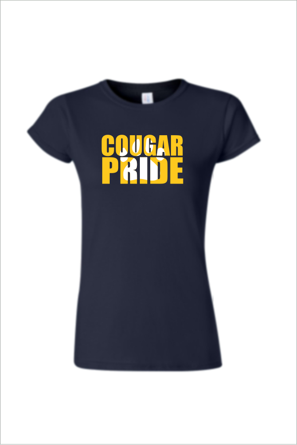 04 Gildan G640L Ladies Softstyle Shirt w Front Print