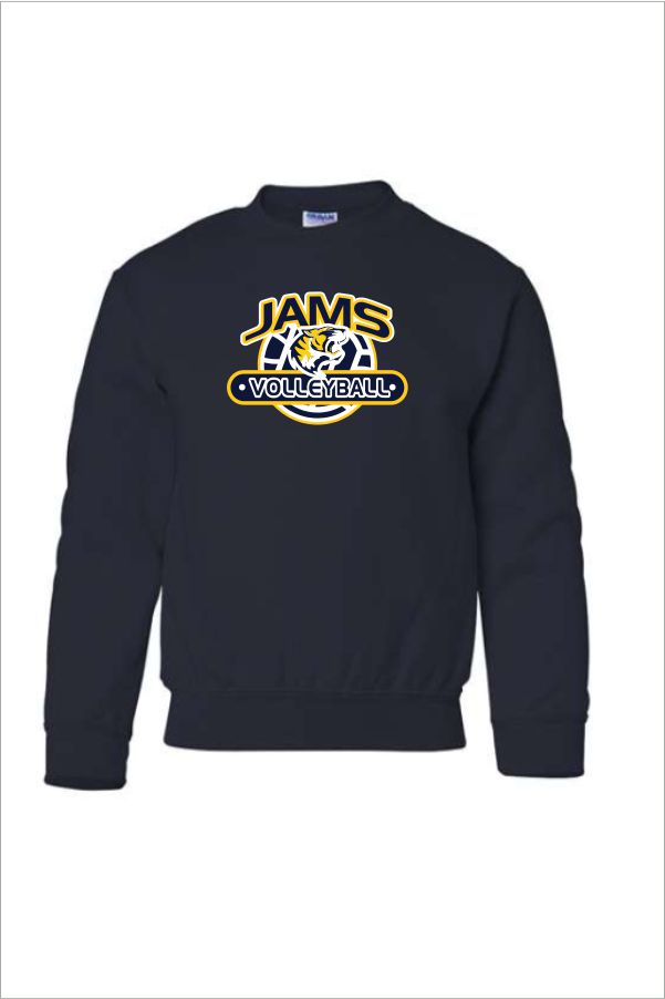 11 Gildan G180B Youth Crewneck Sweatshirt  with Front Print