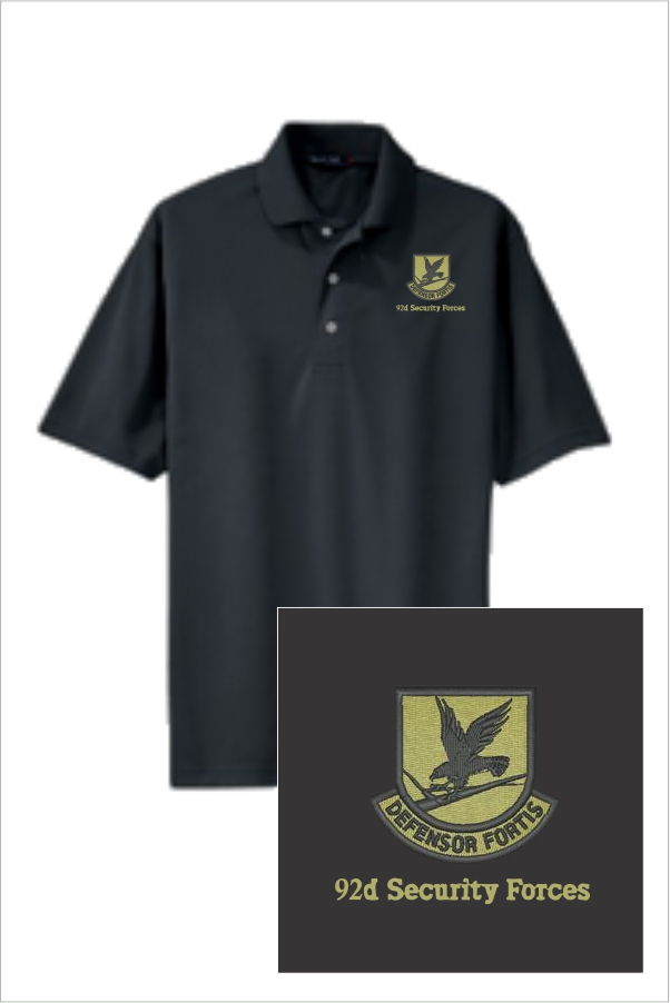 02 Sportek K469 Short Sleeve Wicking Polo with Left Chest Embroidery