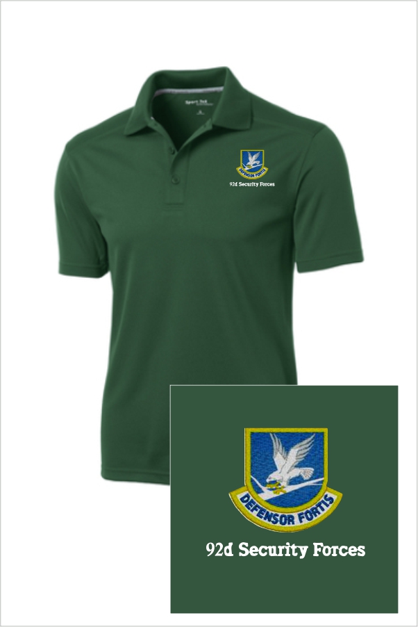 01 Sportek ST680 Short Sleeve Wicking Polo with Left Chest Embroidery