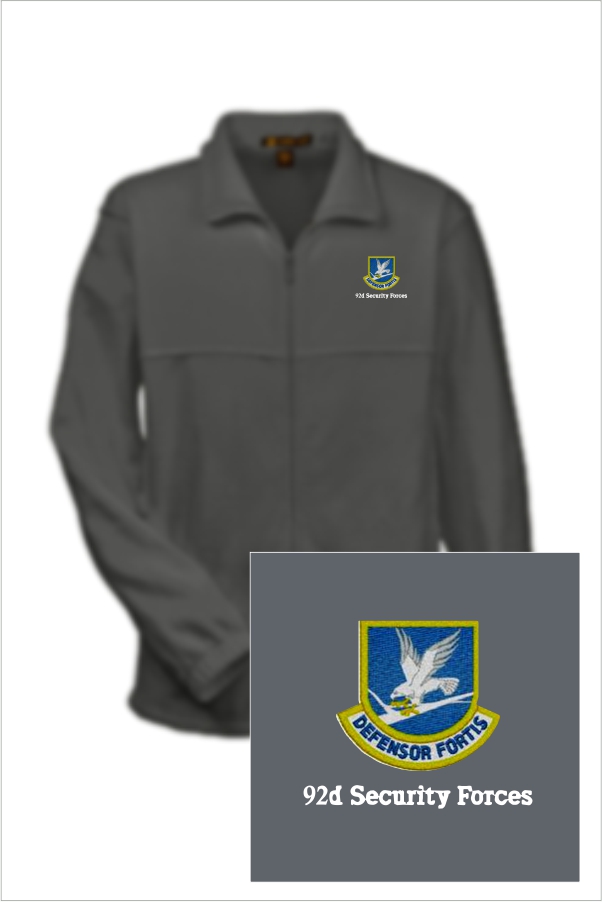 20 Harrington M990 Full Zip Fleece Jacket with Left Chest Embroidery