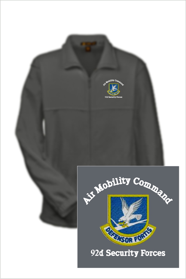 20 Harrington M990 Full Zip Fleece Jacket with Left Chest Embroidery