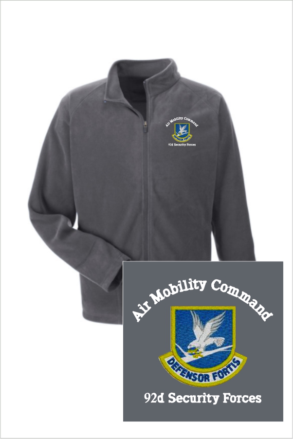 23 TT90 Team 365 Mens Campus Microfleece Jacket with Left Chest Embroidery