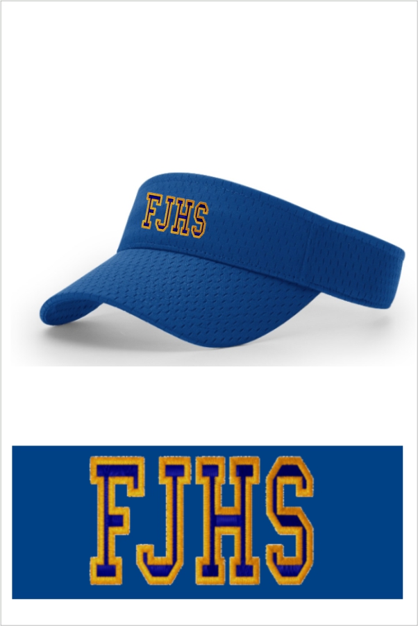 02 Richardson 740 Pro Mesh Visor with Embroidery