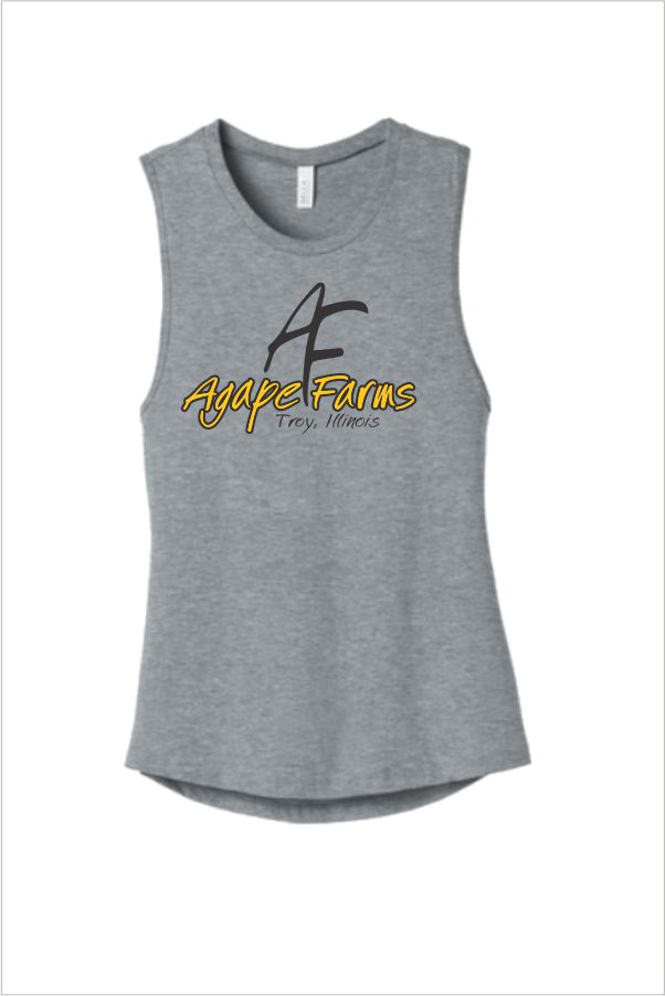 05 BC6003 Bella Canvas Womens Jersey Muscle Tank with Front Print