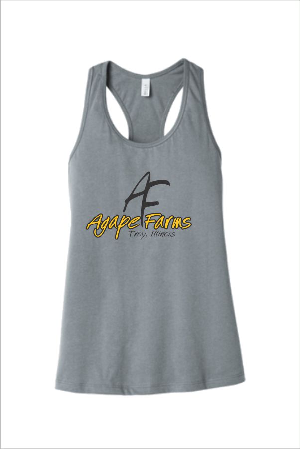 06 BC6008 Bella Canvas Womens Jersey Racerback Tank with Front Print