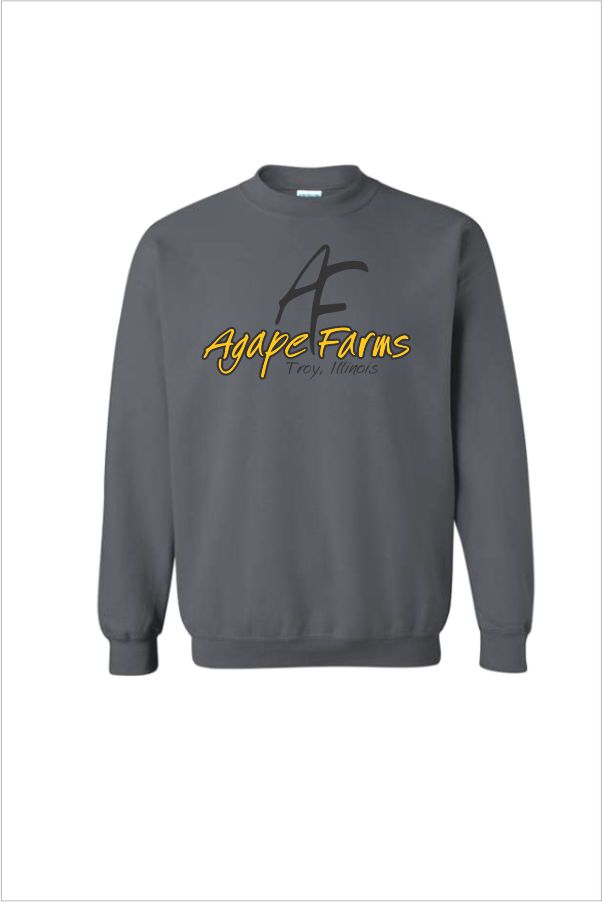 16 Gildan G180 Adult Crewneck Sweatshirt with Front Print