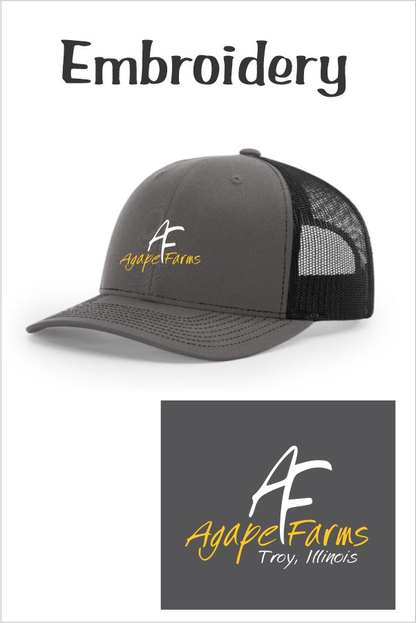 102 Richardson 112 Trucker Cap with Embroidery