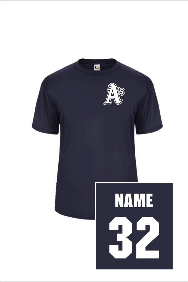 03 Badger 5200 Youth C2 Performance Tee with Left Chest Print