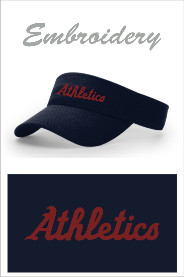 20 Richardson 740 Pro Mesh Visor with Embroidery