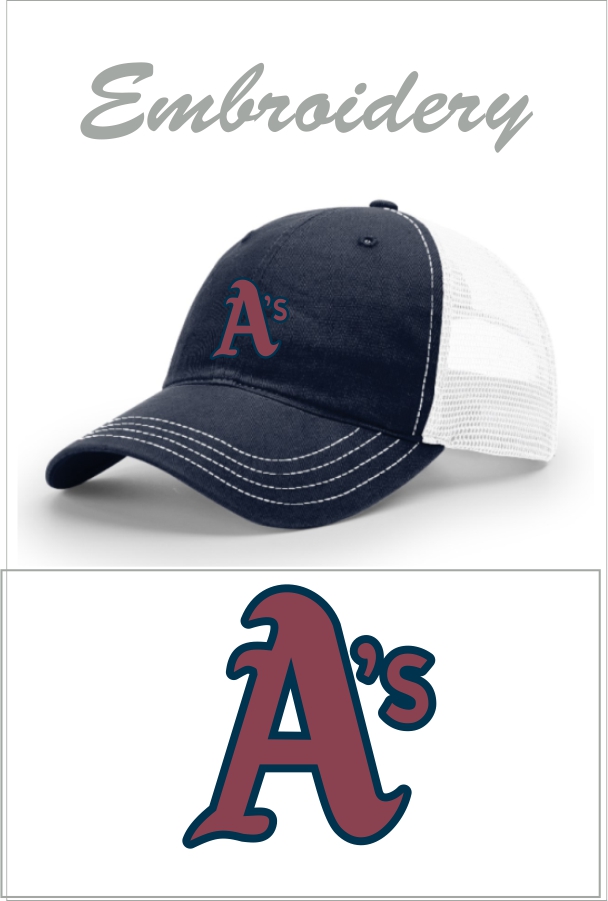 21 Richardson 111 Garment Washed Trucker Cap with Embroidery