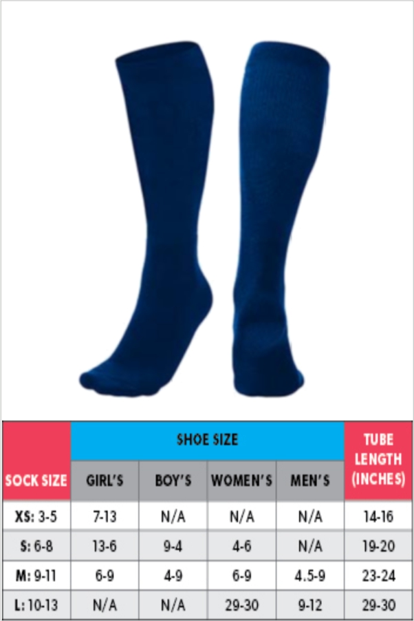 23 Champro / Pro Feet Multi Sport Athletic Sock Navy