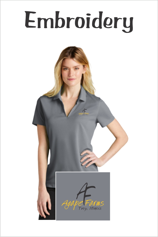 82 NKDC 1991 Nike Dri Fit Micro Pique Polo Womens with Left Chest Embroidery