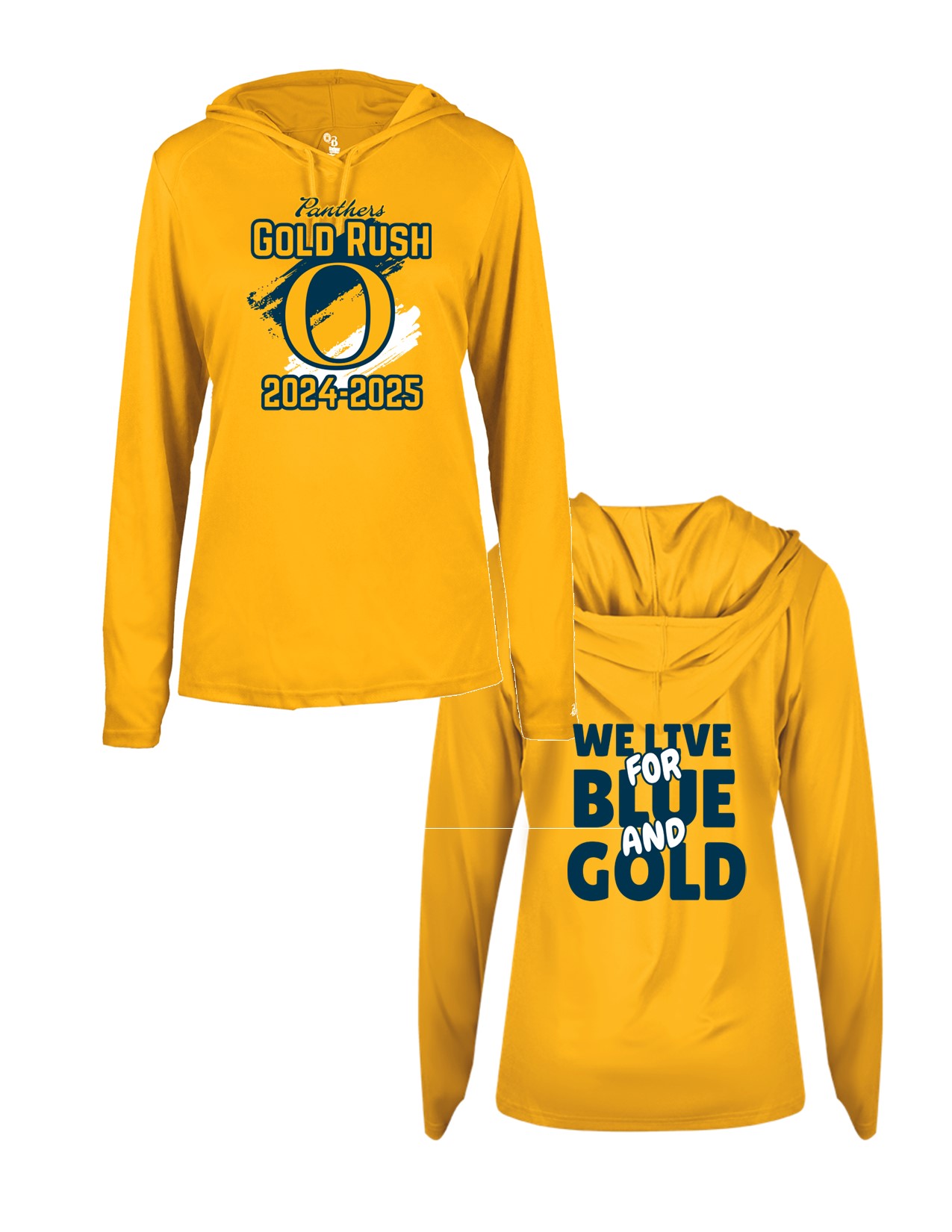 06 Gildan G8400 ADULT DryBlend® 50 Cotton/50 Poly Long Sleeve T-Shirt with Front Print