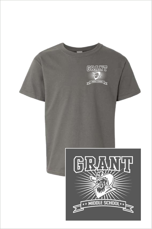 06 Gildan G640B Youth Softstyle Short Sleeve Shirt with Logo 2 Front Print