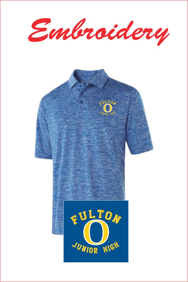 14 Holloway 222529 Mens Electrify Polo with Left Chest Embroidery