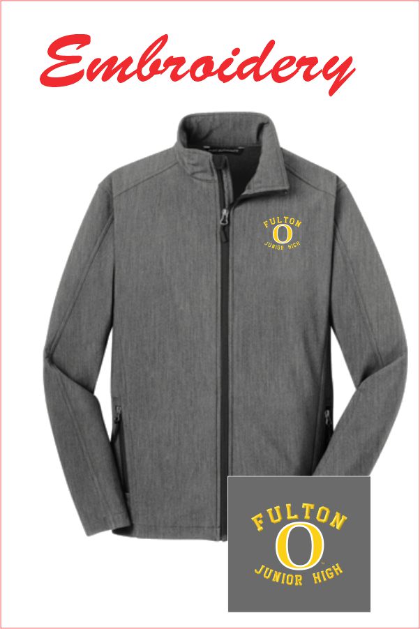 29 Port Auth J317 Mens Core Softshell Jacket w Embroidery