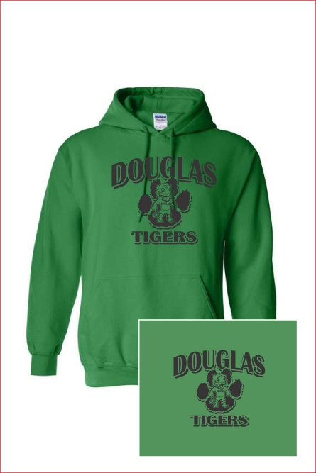 42 Gildan G185 Hoody with Front Print