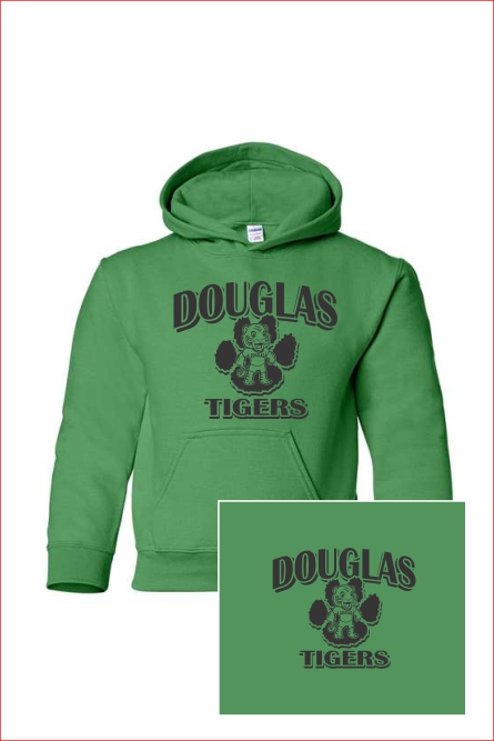 43 Gildan G185B Youth Heavy Blend 50/50 Hoody with Front Print