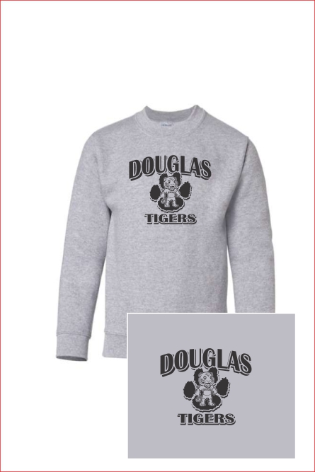 44 Gildan G180 Adult Crewneck Sweatshirt with Front Print