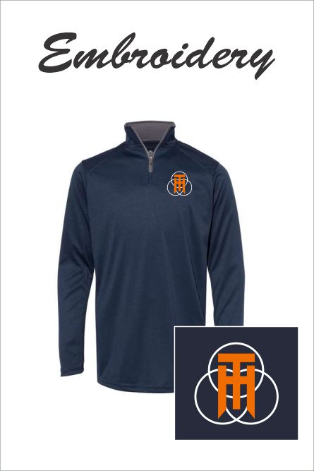 18 Sport-Tek YST357 Youth 1/4 Zip Pullover with Left Chest Embroidery