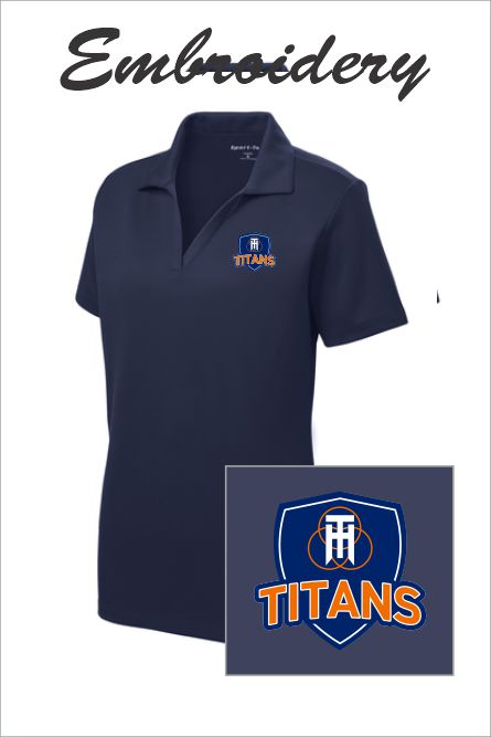 52 Sport Tek LST550 Womens Posi Charge Racer Mesh Polo with Left Chest Embroidery